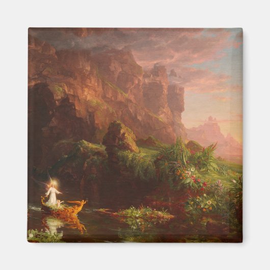 Aimant Thomas Cole Le voyage de la vie Enfance 1842 (Devant)