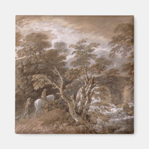 Aimant Thomas Gainsborough   une piscine de région bois