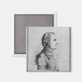 Aimant Thomas Gray, dessiné par William Henshaw (Recto/Verso)