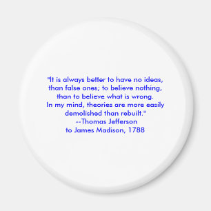 Aimant Thomas Jefferson - C'est toujours mieux