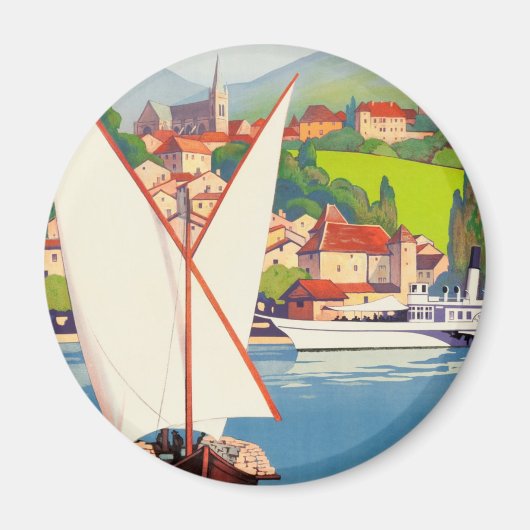 Aimant Thonon Les Bains Français Travel Europe (Devant)