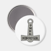 Aimant Thor Hammer Mjölnir (Recto/Verso)