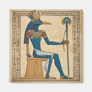 Aimant Thoth, Dieu égyptien. Émeraude Tablettes.