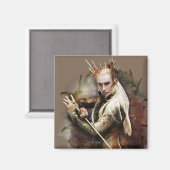 Aimant Thranduil avec épée (Recto/Verso)