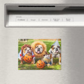 Aimant Three Bulldogs in Costumes (In Situ (Lave-vaisselle))