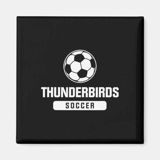 Aimant Thunderbirds Soccer pour les écoles élémentaires, (Devant)