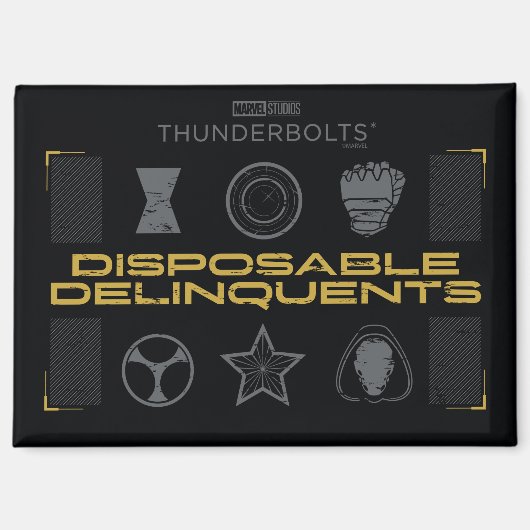 Aimant Thunderbolts* | Disposable Delinquents (Recto)