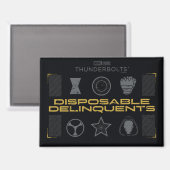 Aimant Thunderbolts* | Disposable Delinquents (Recto/Verso)