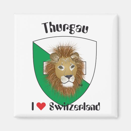 Aimant Thurgovie Suisse (Devant)