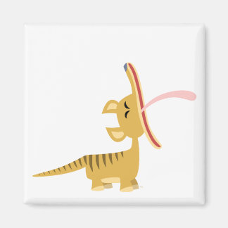 Aimant Thylacine de Jeu de Carton mignon