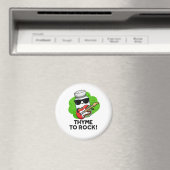 Aimant Thyme Pour Rocher Funky Herb Pun (In Situ (Lave-vaisselle))
