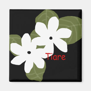 Aimant Tiare Tahitian fleurit l'aimant
