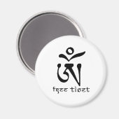 AIMANT TIBET GRATUIT (Recto/Verso)