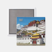 Aimant Tibet Lhassa Potola Palace Voyage (Recto/Verso)