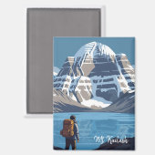 Aimant Tibet Mont Kailash Voyage (Recto/Verso)