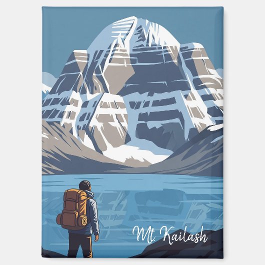 Aimant Tibet Mont Kailash Voyage (Recto)