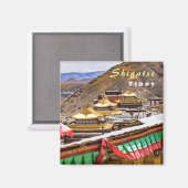 Aimant Tibet, Shigatse - Monastère de Tashilumpo (Recto/Verso)
