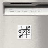 Aimant Tic Tac Toe - 3 dans une rangée (In Situ (Lave-vaisselle))