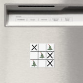 Aimant Tic Tac Toe de Noël (In Situ (Lave-vaisselle))