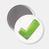 Aimant Tic vert (Recto/Verso)