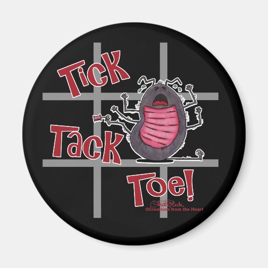 Aimant Tick Tack Toe ! (Devant)