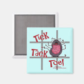 Aimant Tick Tack Toe ! (Recto/Verso)