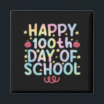 Aimant Tie Dye Joyeux 100ème Jour De L'Enseignant Étudian<br><div class="desc">Tie Dye Joyeux 100ème Jour De L'Enseignant Étudiant 100 Jours T-Shirt</div>