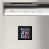 Aimant Tie Dye navigue vers mon 42e anniversaire Sungles (In Situ (Lave-vaisselle))
