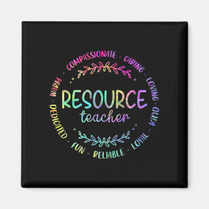 Aimant Tie Dye Ressource Professeur Appréciation Pour Fem