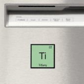 Aimant Tiffany Nom Chimie Élément Tableau périodique (In Situ (Lave-vaisselle))
