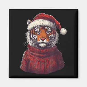 Aimant Tiger Douleur moche Noël du Père Noël