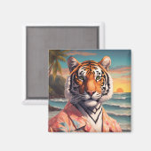 Aimant Tiger Holiday (Recto/Verso)
