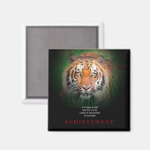 Aimant Tiger Motivation Réussite (Recto/Verso)