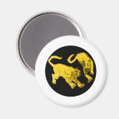 Aimant Tigers Gibney Le MUSÉE Zazzle (Recto/Verso)