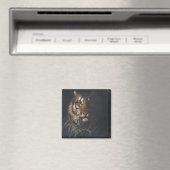 Aimant Tiger's Head (par Abott Handerson Thayer) (In Situ (Lave-vaisselle))