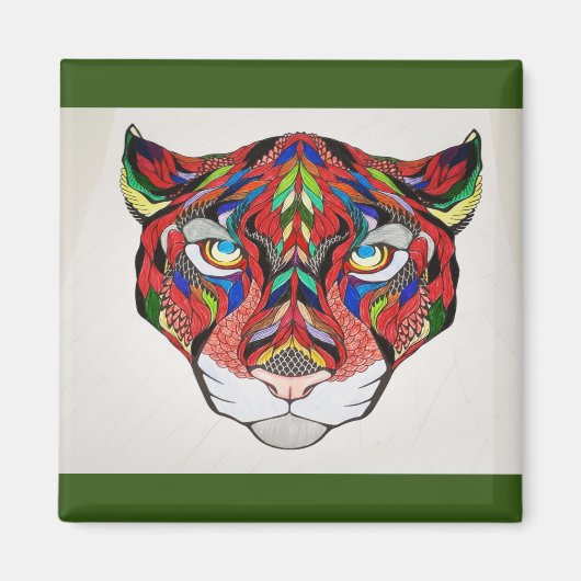 Aimant tigre (Devant)