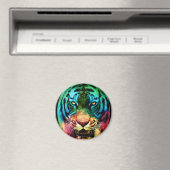 Aimant Tigre arc-en-ciel (In Situ (Lave-vaisselle))