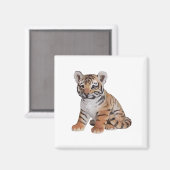 Aimant Tigre bébé (Recto/Verso)