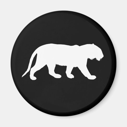 Aimant Tigre blanc (Devant)
