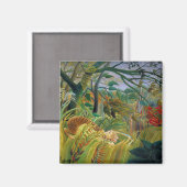 Aimant Tigre dans une tempête tropicale, Rousseau (Recto/Verso)