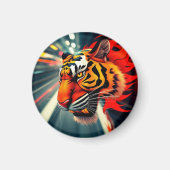 Aimant tigre en mouvement (Devant)