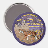 Aimant Tigre et dragon (Recto/Verso)