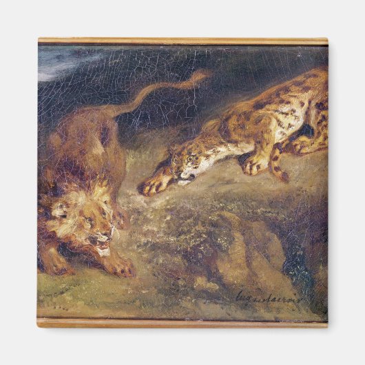 Aimant Tigre et Lion (Devant)