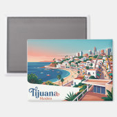 Aimant Tijuana Mexique (Recto/Verso)