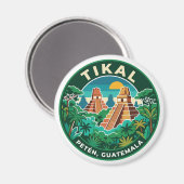 Aimant Tikal Guatemala (Recto/Verso)