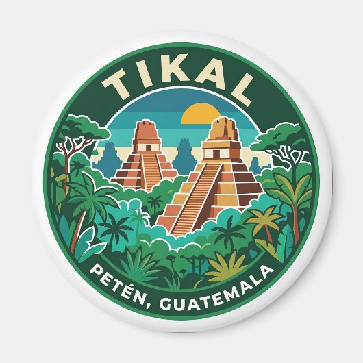 Aimant Tikal Guatemala (Devant)