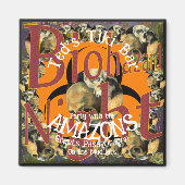 Aimant Tiki Bar Party avec les Amazones sur les Mudflats (Devant)