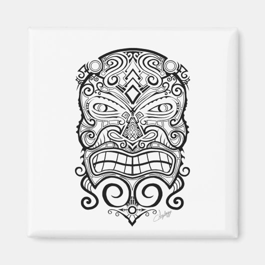 Aimant Tiki mask (Devant)