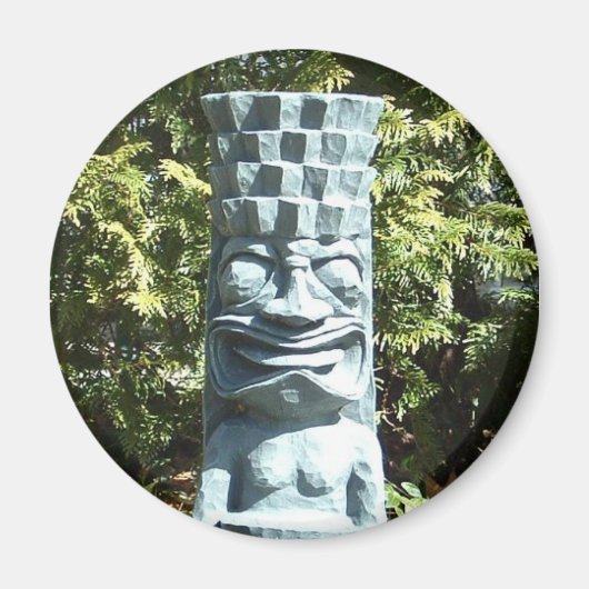 Aimant TIKI (rond) (Devant)