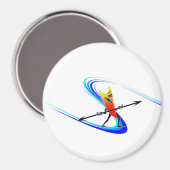 Aimant Tiki Surfer (Recto/Verso)